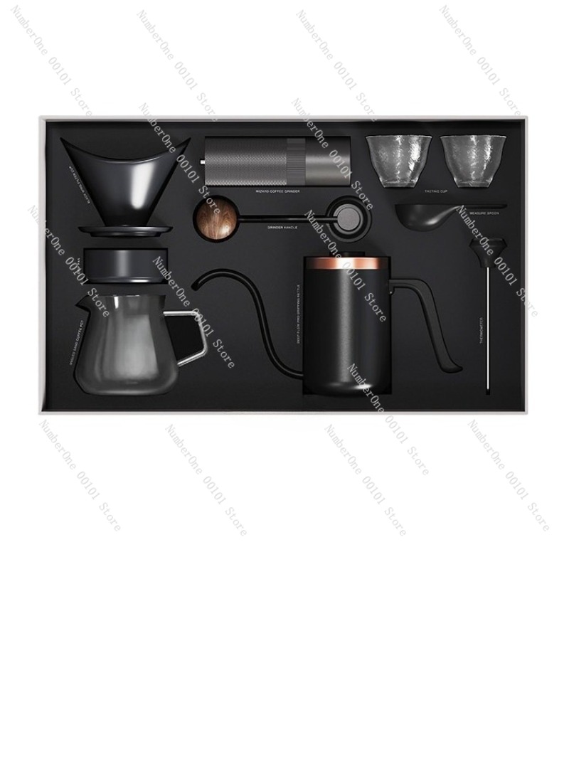 Coffee Equipment Pour Over - Набор для приготовления кофе вручную: Кофемолка,