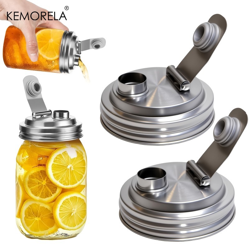 Bean Hopper Lid - Крышка-лейка из нержавеющей стали для банок