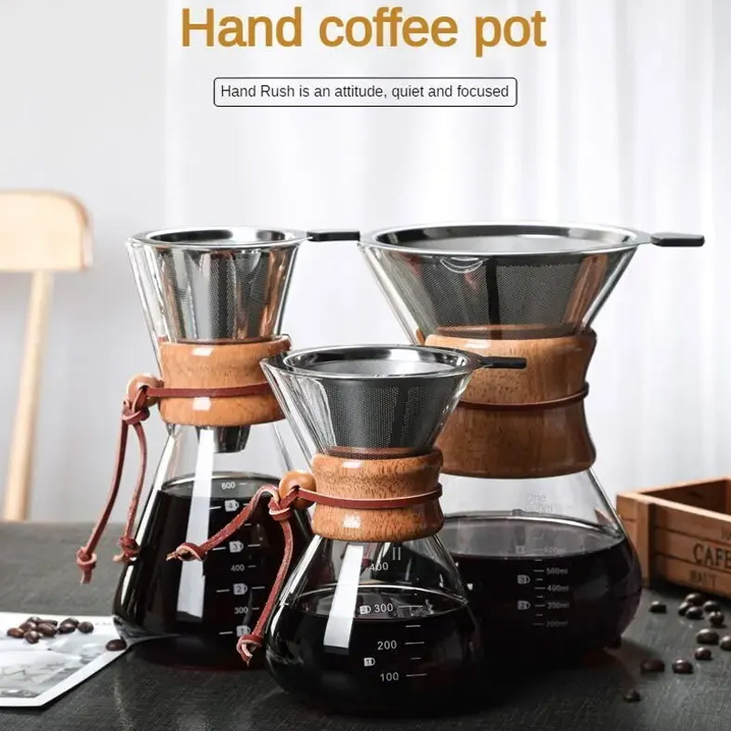 Ручной стеклянный чайник для к – обзор и цена Coffee Equipment Pour Over