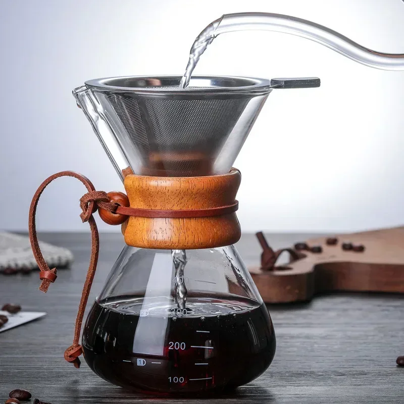 Ручной стеклянный чайник для к – обзор и цена Coffee Equipment Pour Over